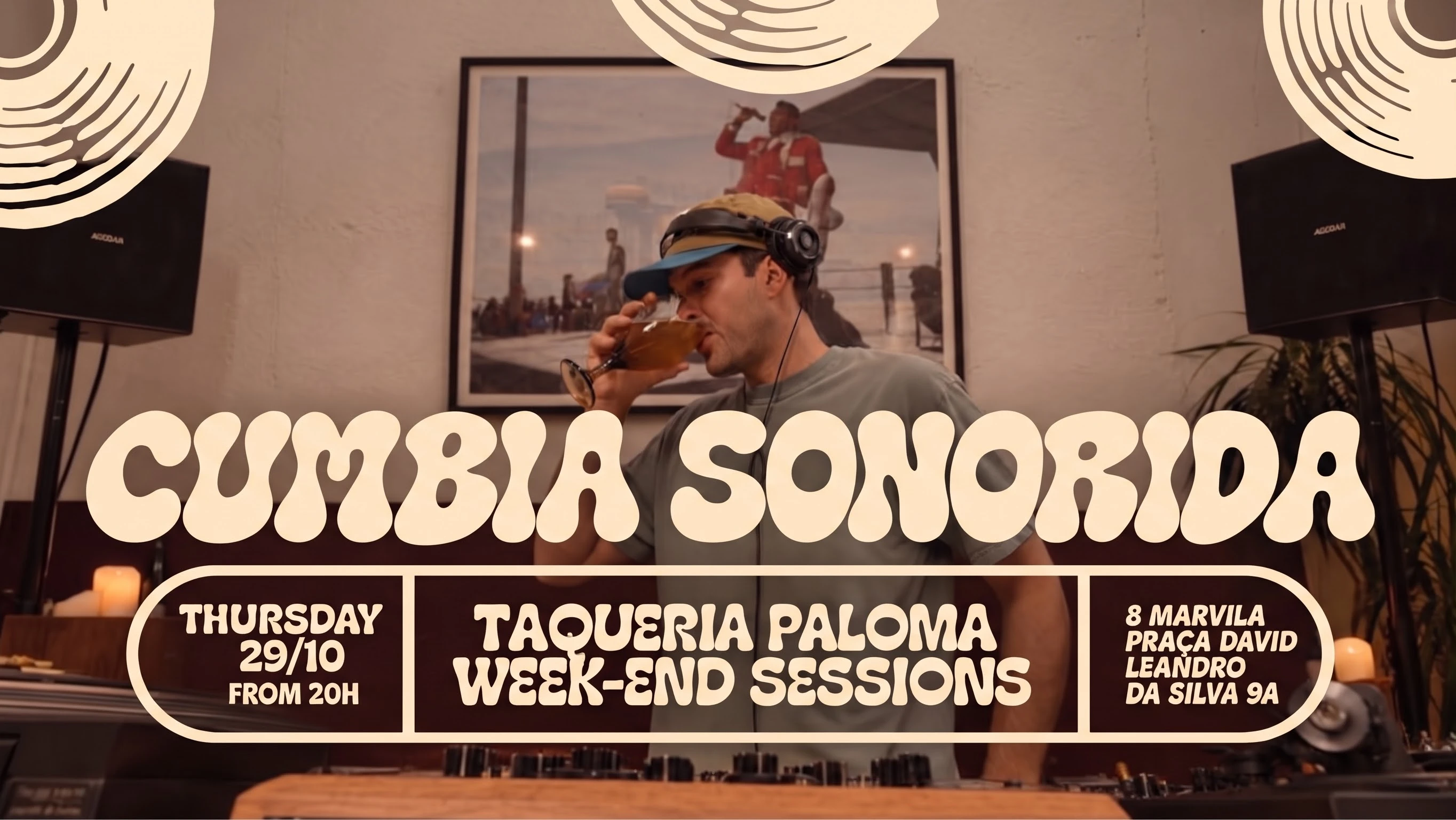 Cumbia Sonorida- Taqueria Paloma Week-End Sessions -Oct 29th Cover