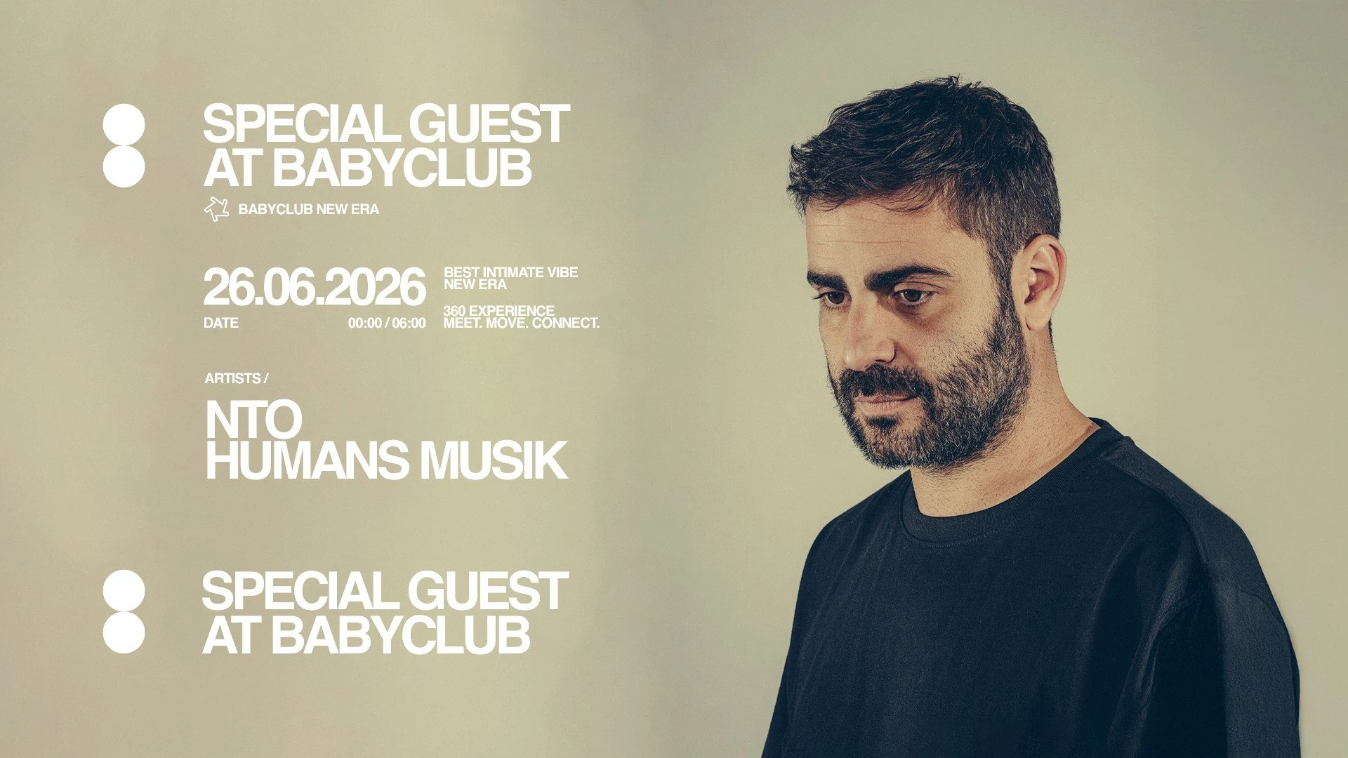 Spécial Guest At Baby Club : Nto + Humans Musik Cover