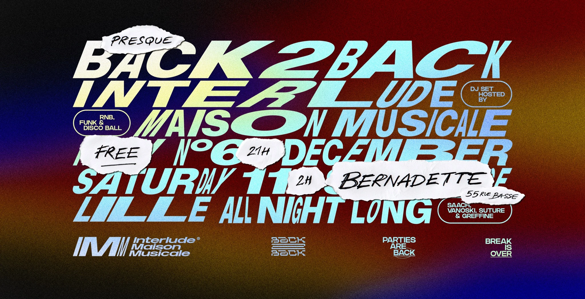 Presque Interlude #6 • Back2back Cover