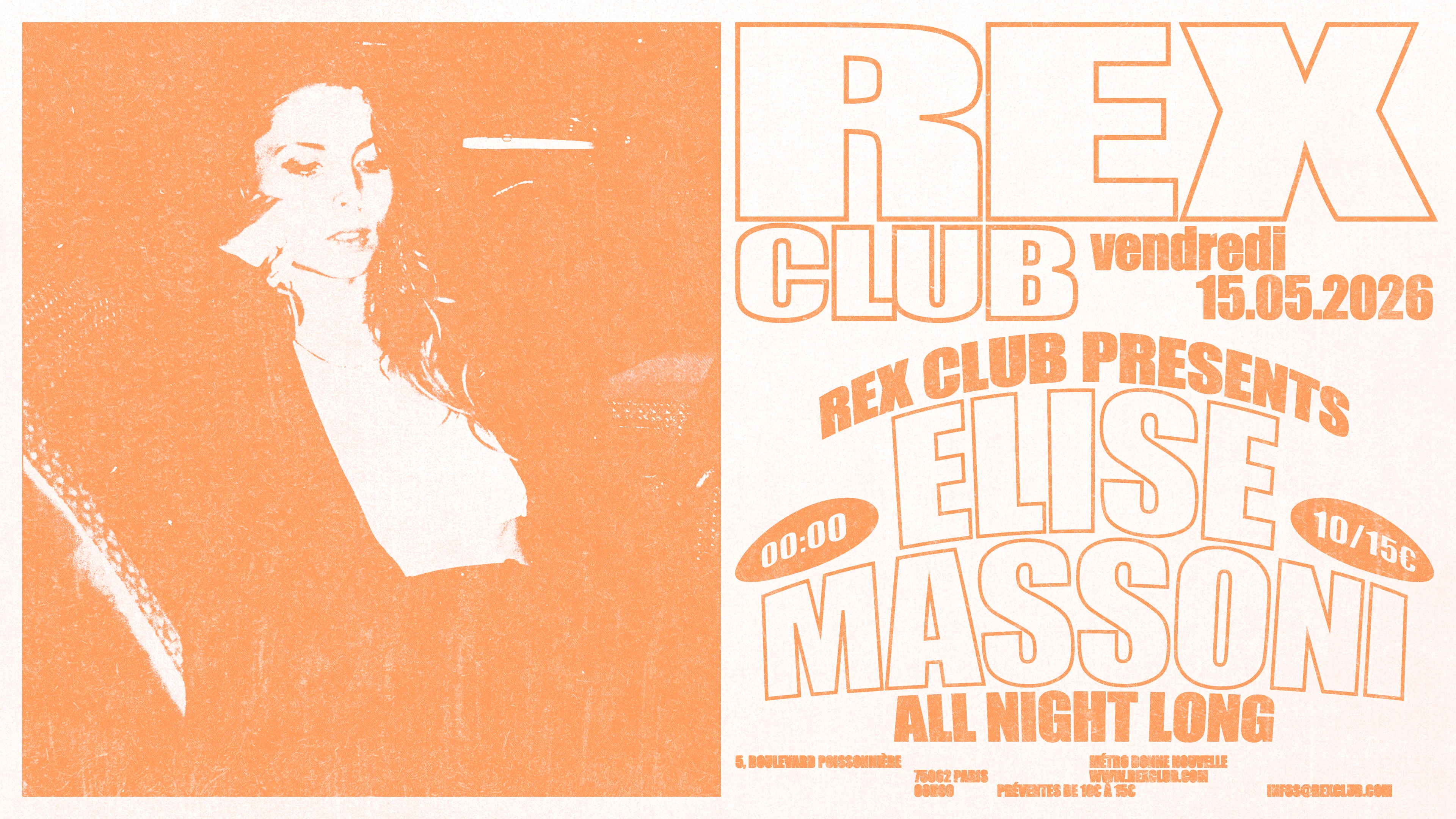 Rex Club Presents: Elise Massoni All Night Long Cover