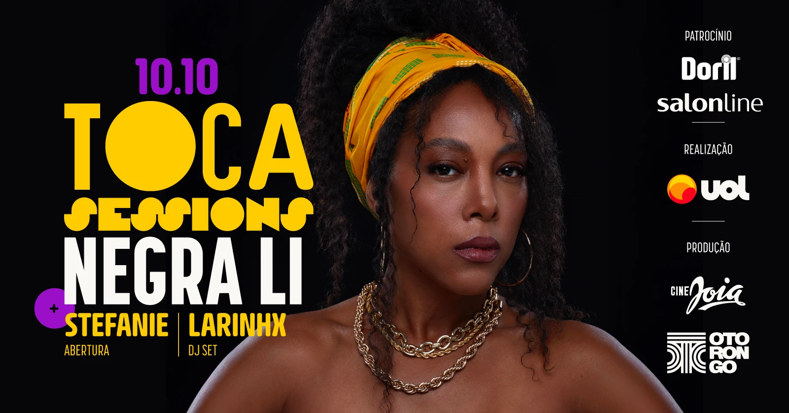 Toca Sessions Com Negra LI No Cine Joia Cover