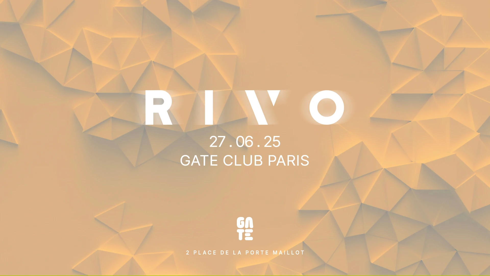 Rivo At Gate Club Paris Cover