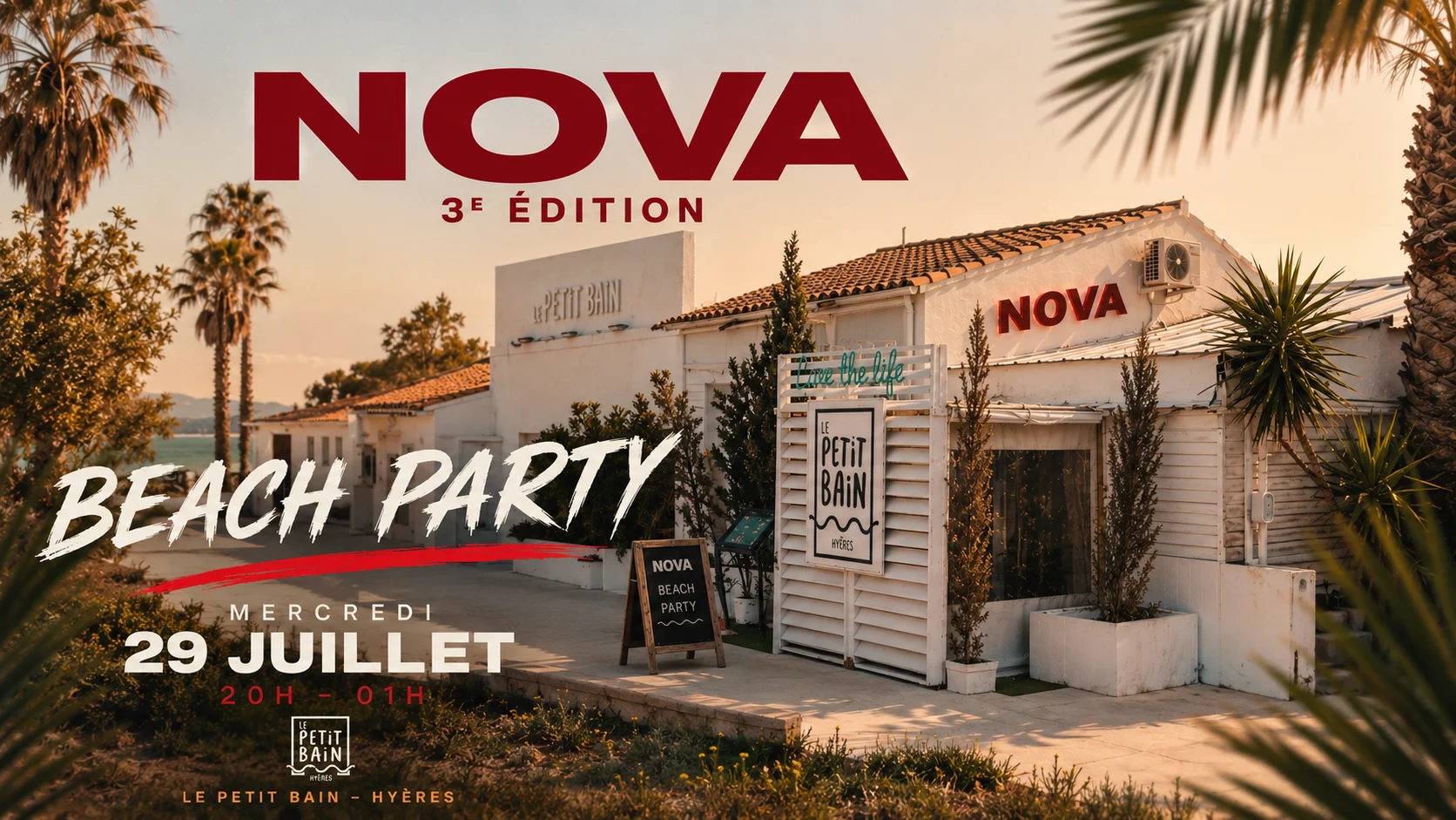 Nova - Le Petit Bain - Beach Party Cover