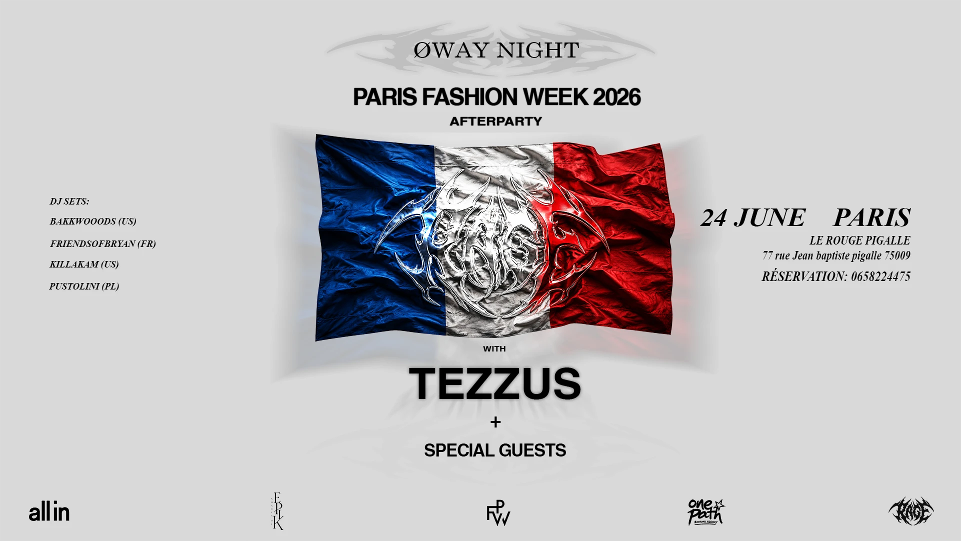 Tezzus - Pfw After Party  - Le Rouge Cover