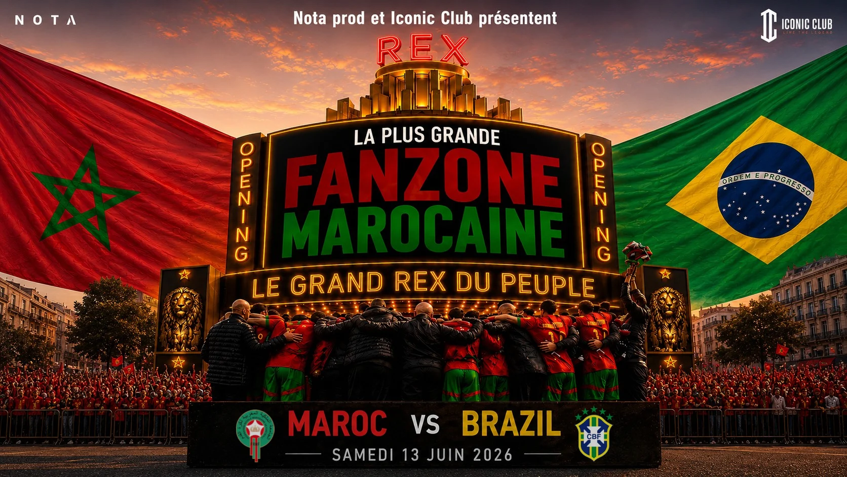 Fanzone Maroc Vs Bresil Cdm Grand Rex Cover