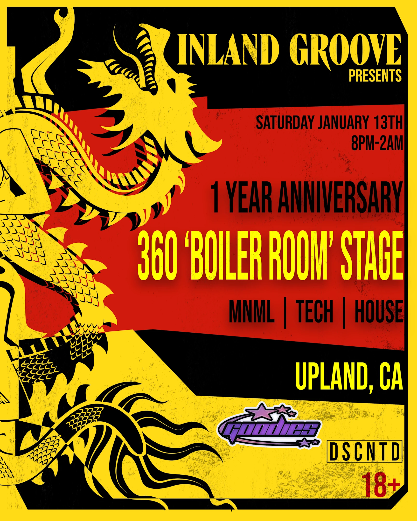 Inland Groove 1 Year Anniversary Cover
