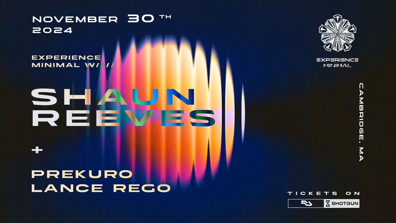 Experience Minimal W/ Shaun Reeves Cover