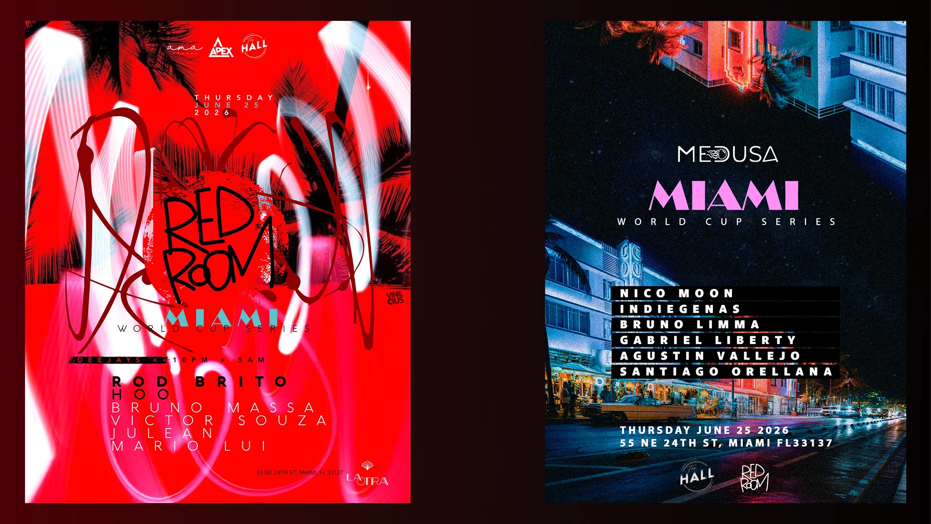 Red Room X Medusa - The Hall World Cup Series Cover