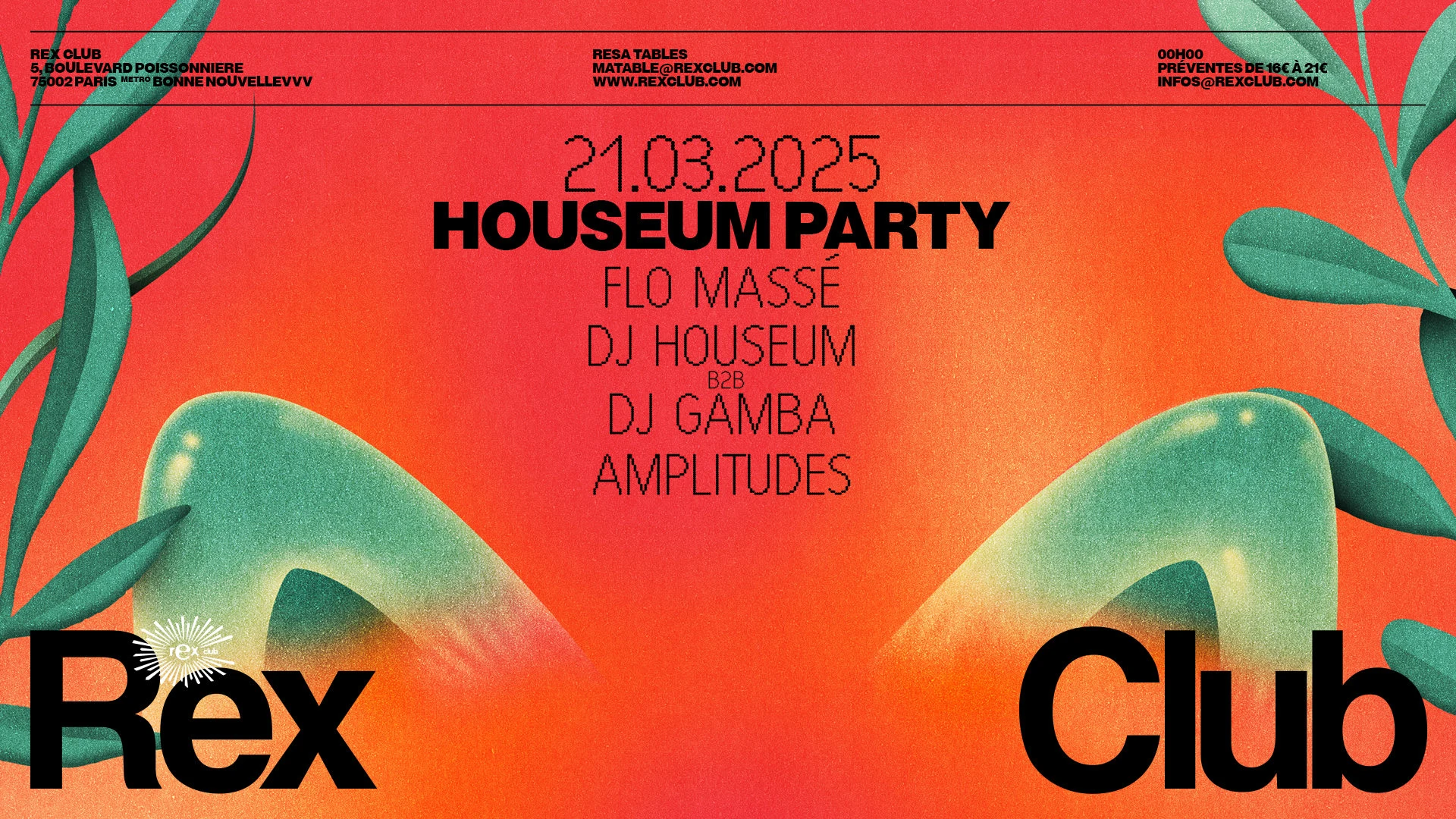 Houseum Party: Flo Massé, Dj Houseum B2b Dj Gamba & More Cover