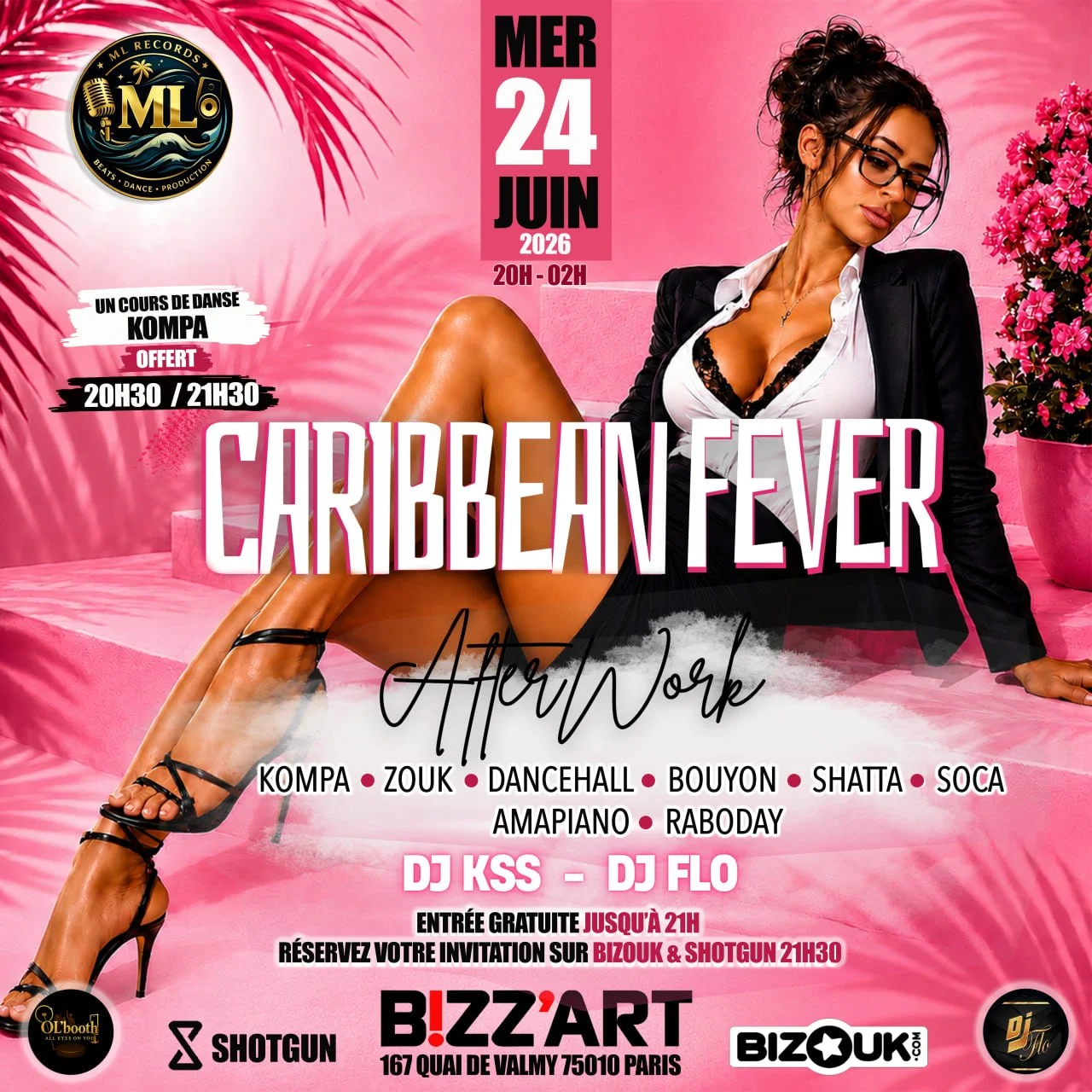Caribbean Fever Afterwork Au Bizz’Art Cover