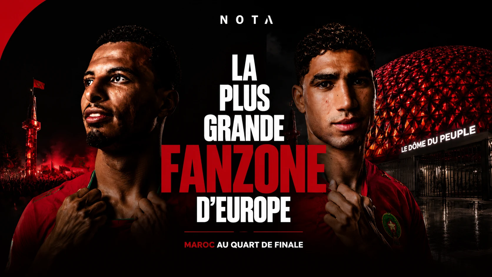 Fanzone Maroc Vs France Au Dôme De Paris - Cdm2026 Cover