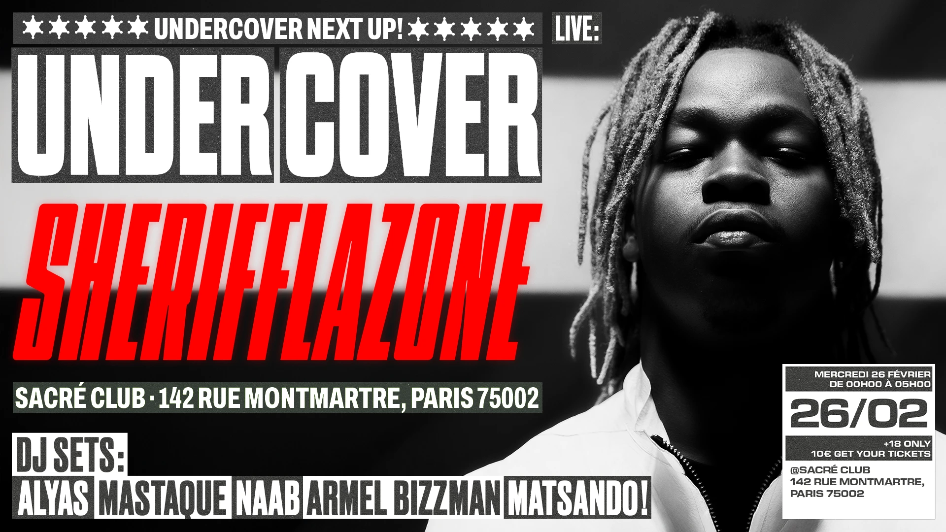 Undercover #24 - Sherifflazone Live Cover