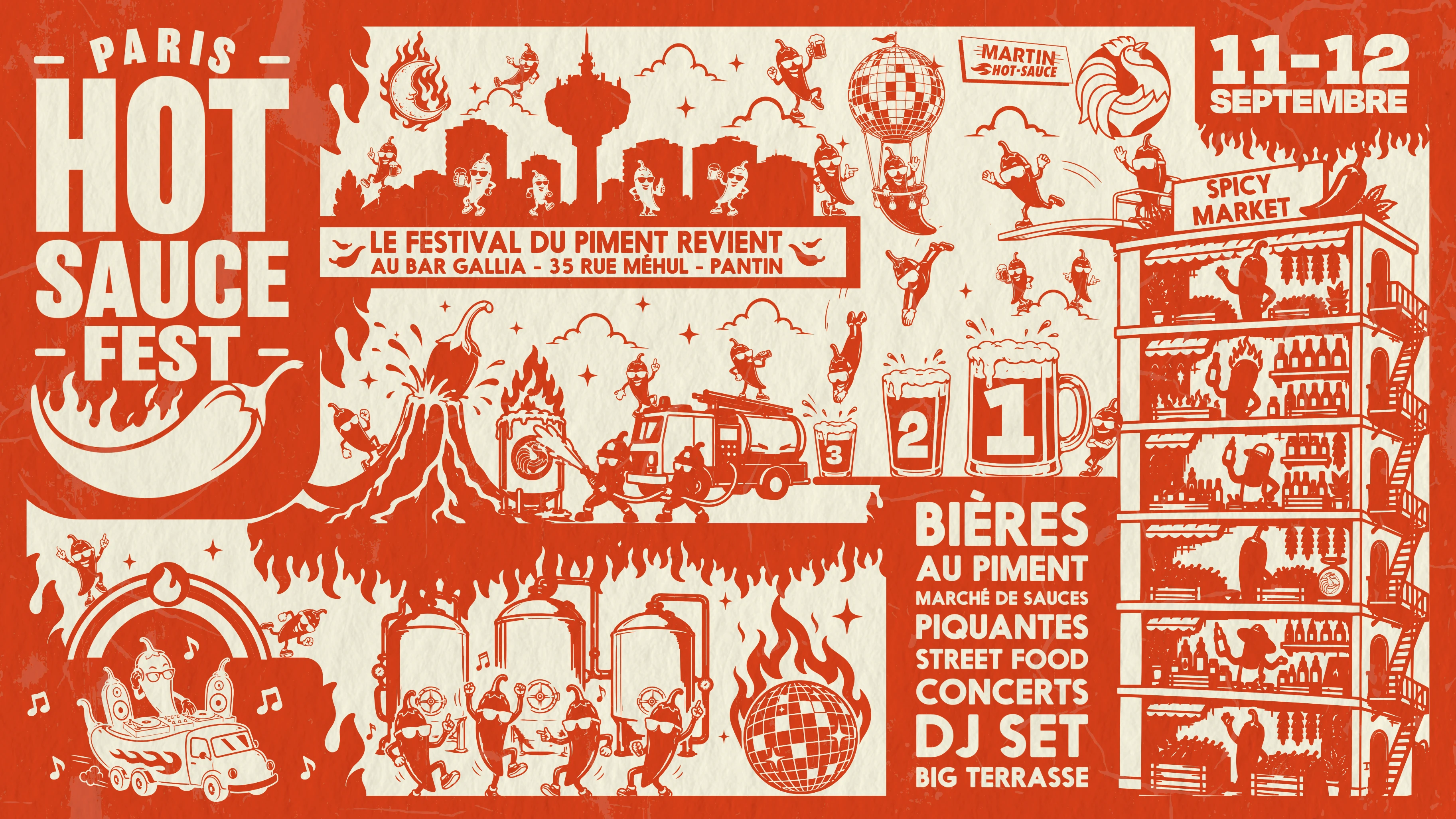 Paris Hot Sauce Festival #3 Cover