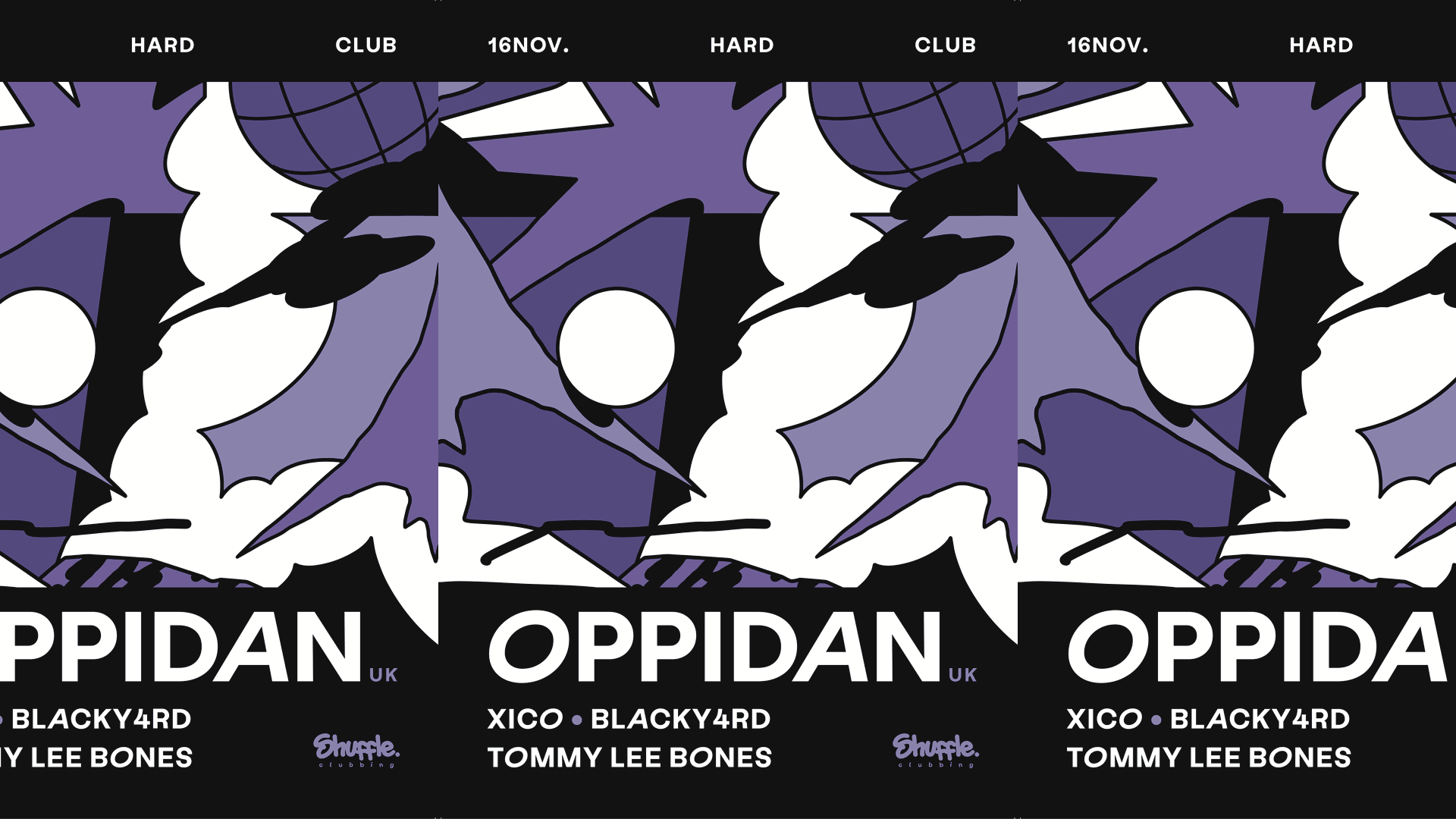 Shuffle Clubbing - Oppidan, Xico, Blacky4rd, Tommy Lee Bones Cover