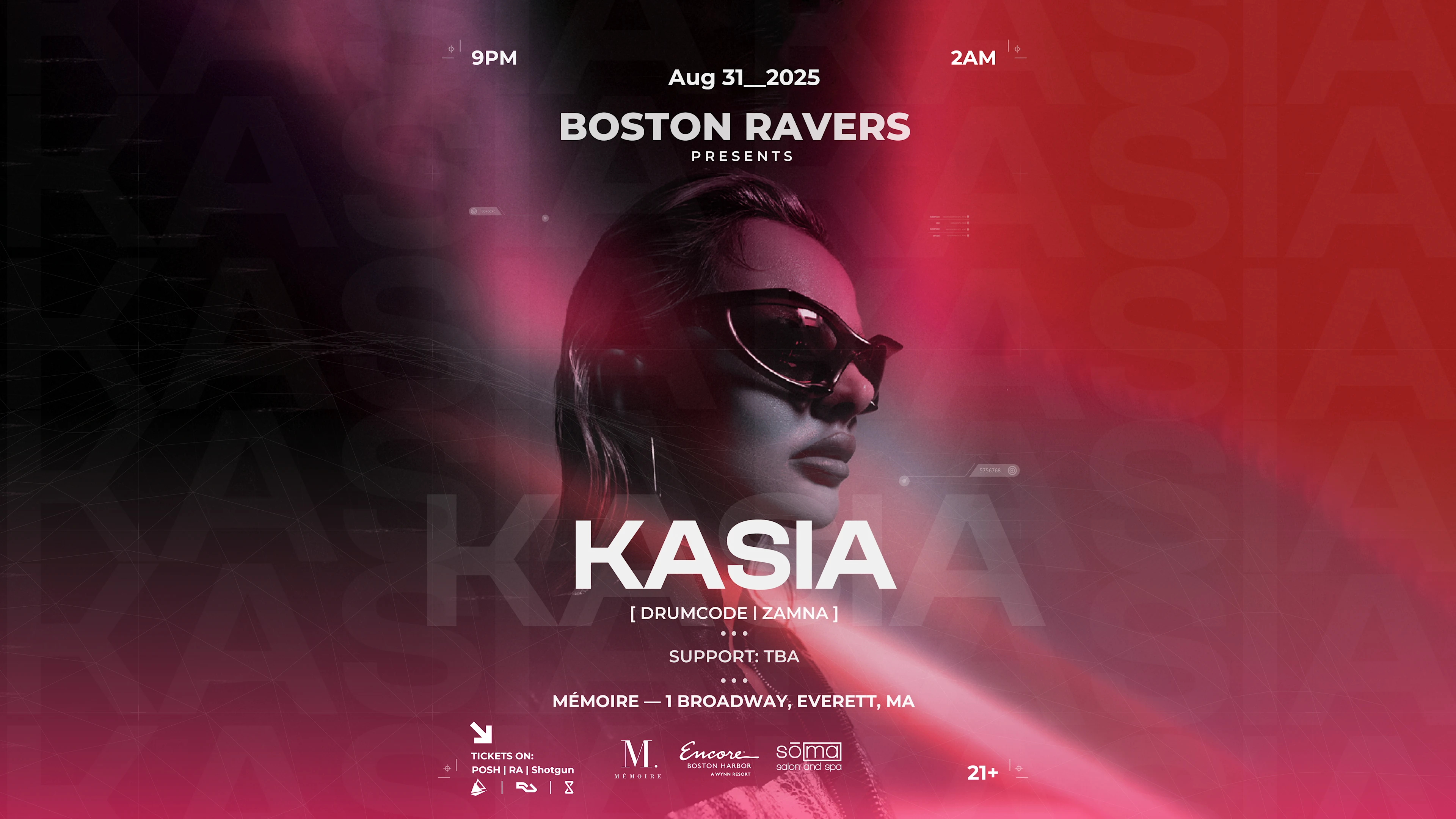 Boston Ravers Present: Kasia Cover