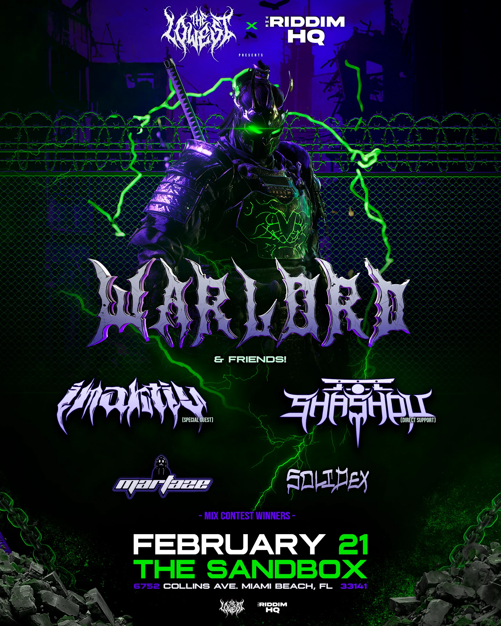 The Lowest & Riddim Hq Present: Warlord & Friends Cover