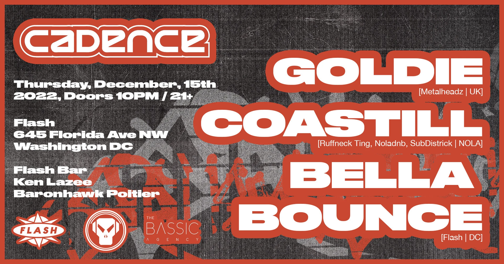 Flash And Cadence Present: Goldie - Coastill - Bella Bounce Cover
