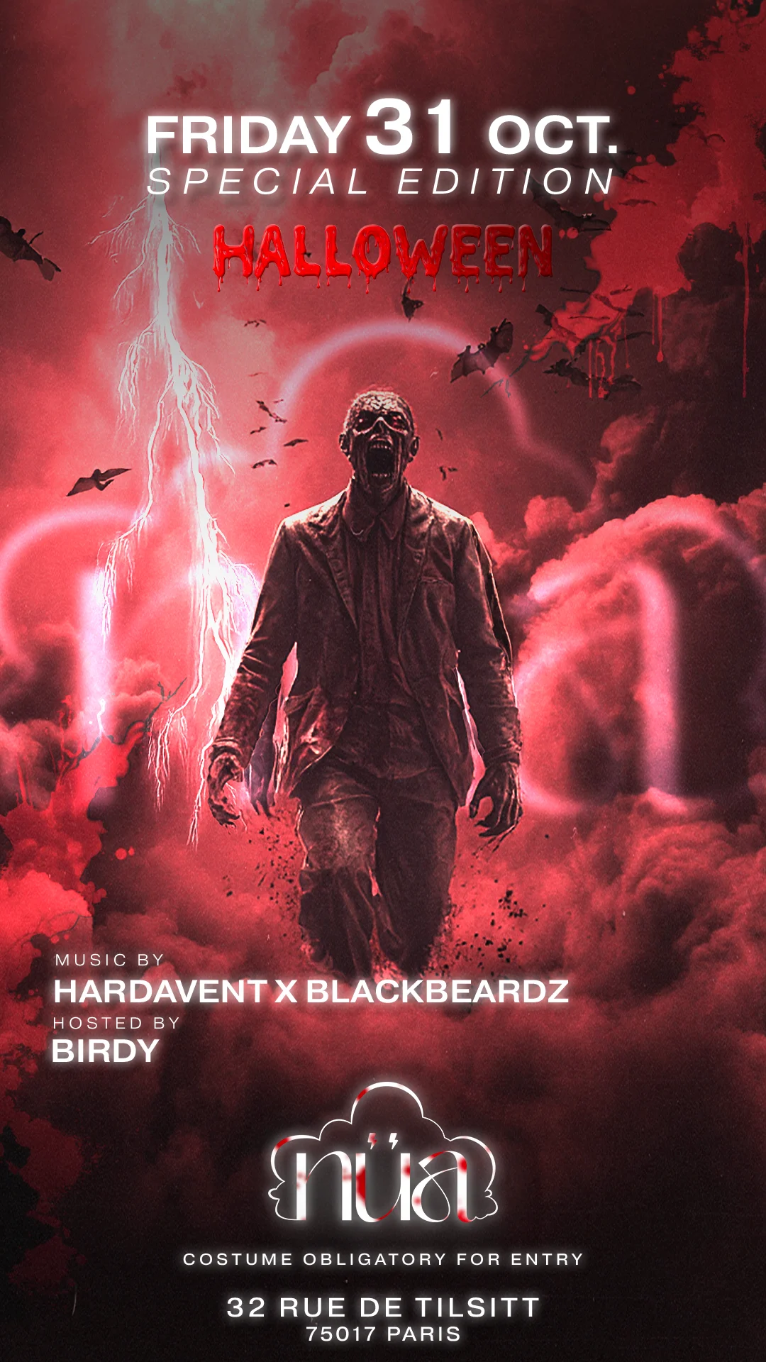 Halloween X Nua 31/10/25 Cover