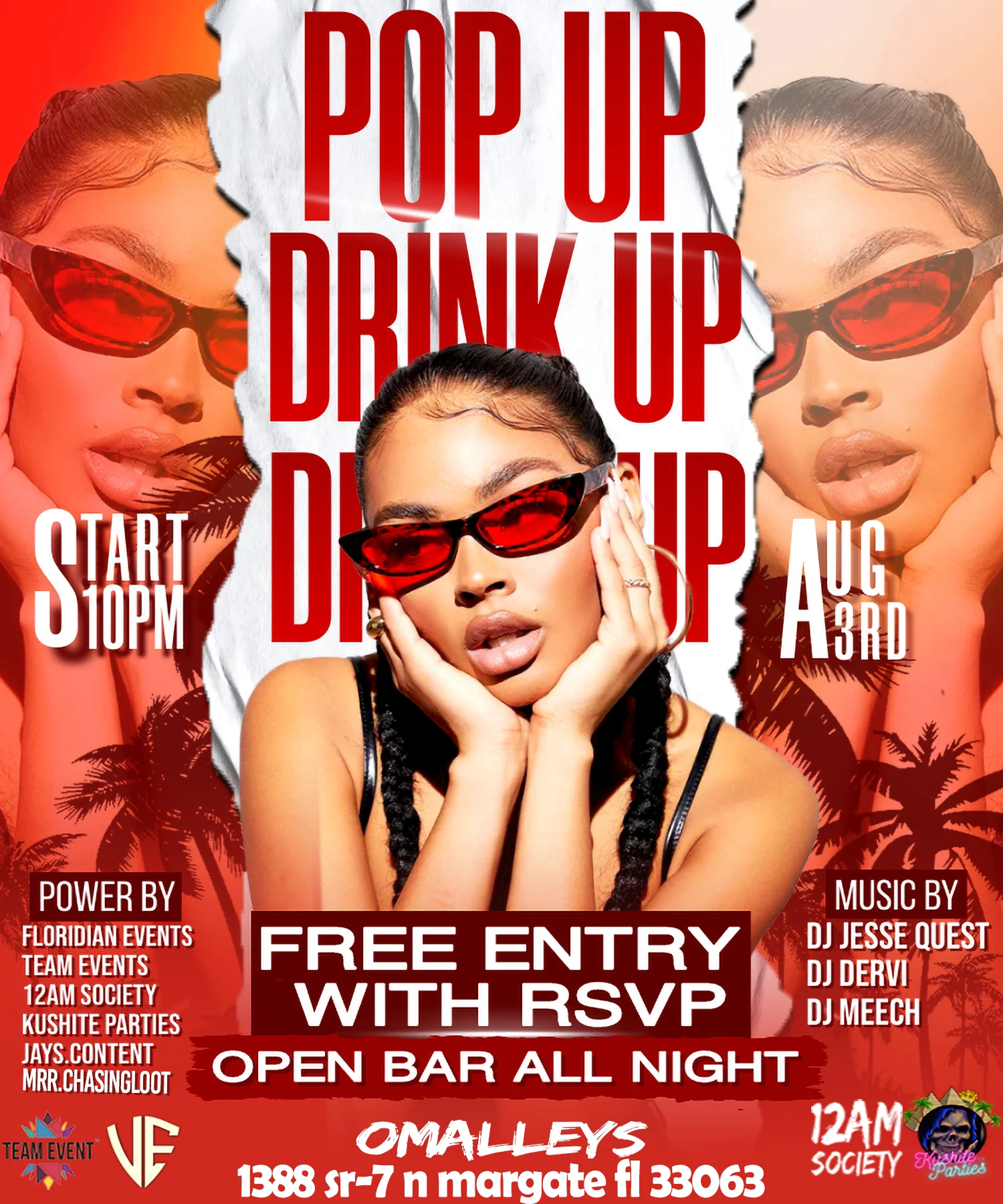 Drink Up Pop Up Cover