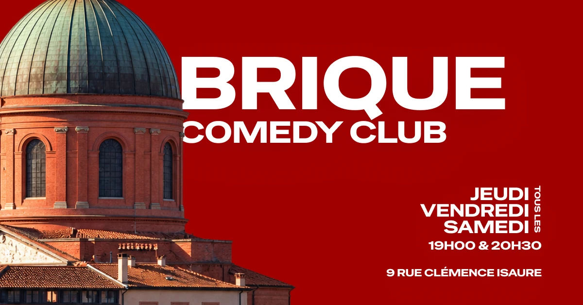 Brique Comedy Club 24/10 - 18h00 Cover