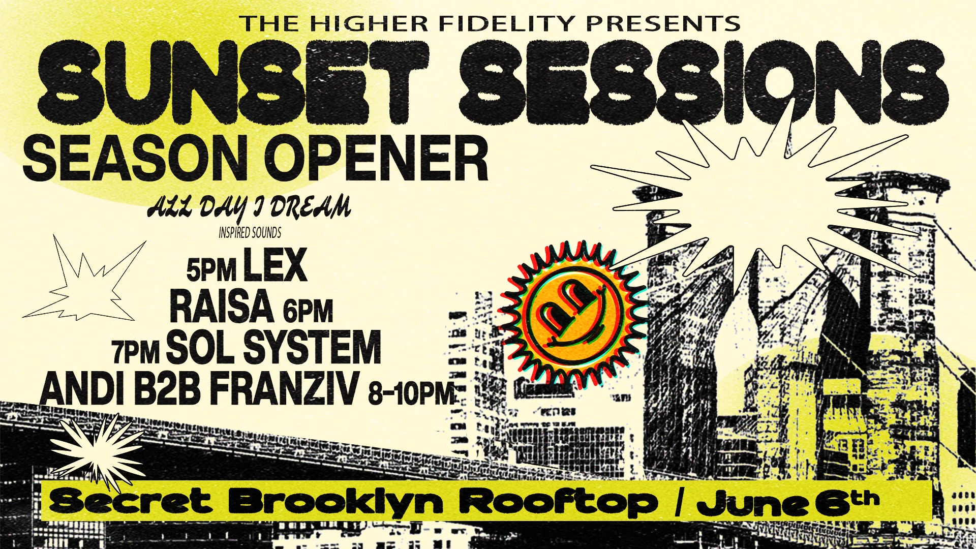 Sunset Sessions Season Opener Cover