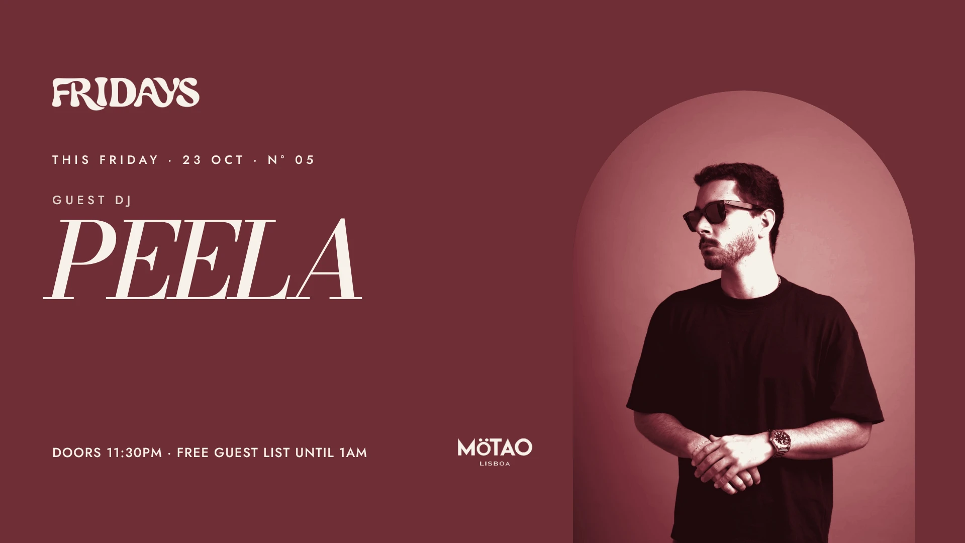 Fridays At Mötao W/ Peela Cover
