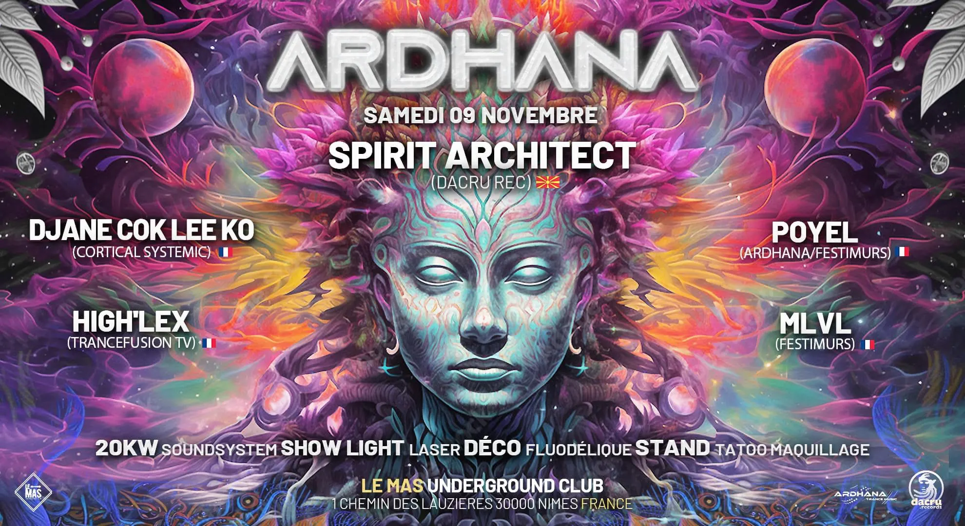 Ardhana Invite Dacru Cover