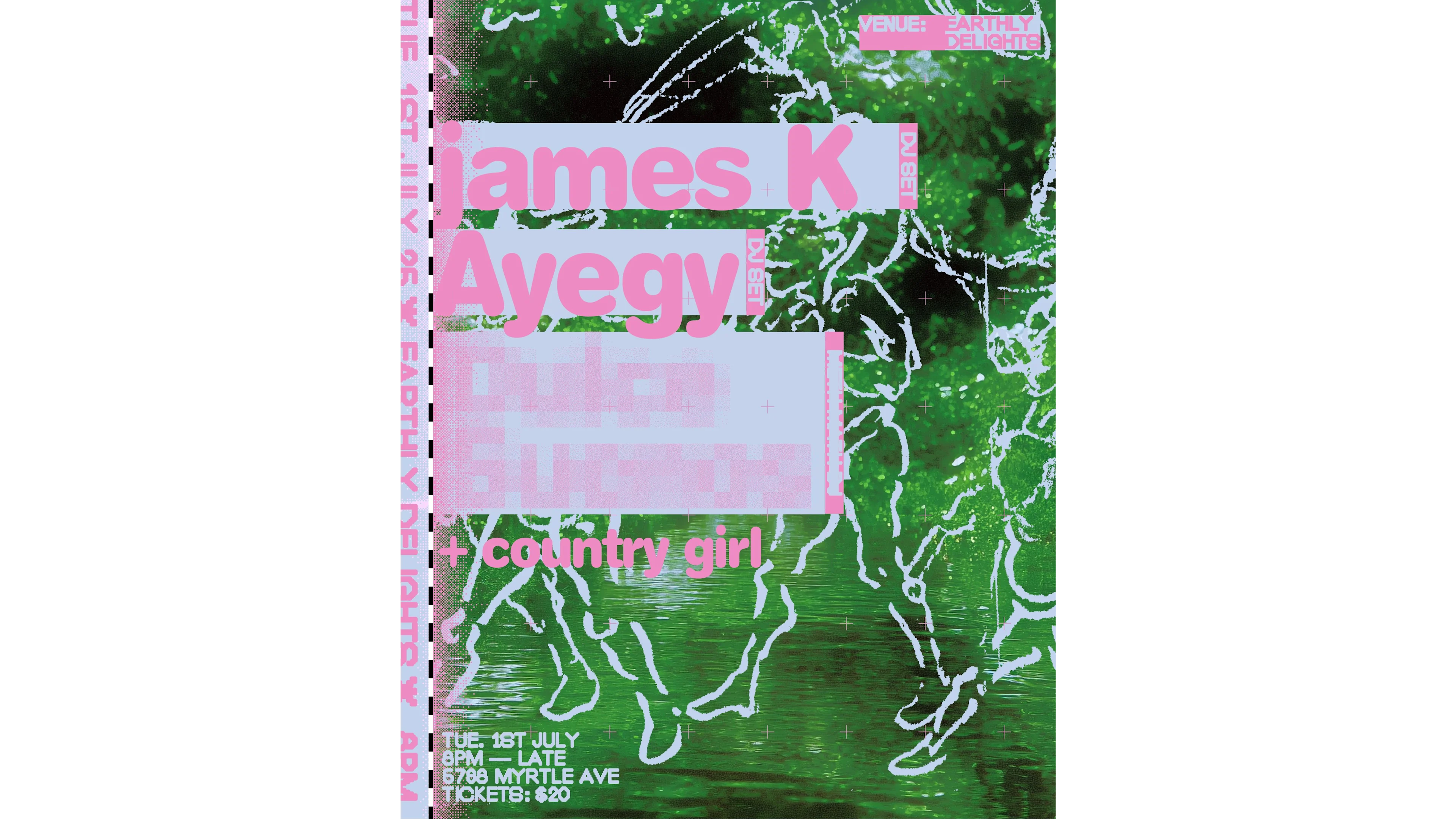 James K, Ayegy, Country Girl Dj Set Cover