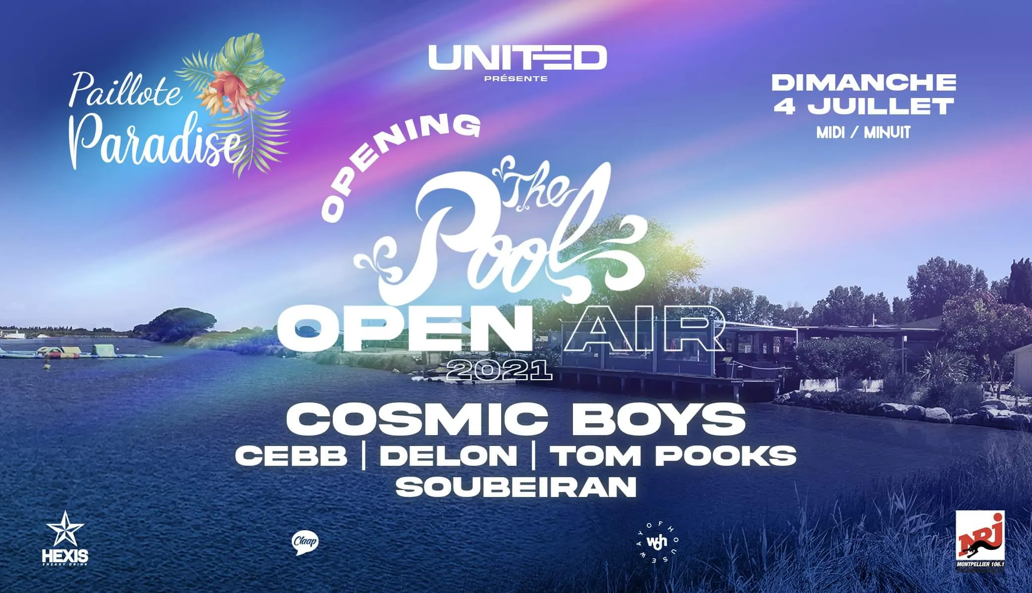 Opening The Pool Open Air By United : Paillotte Paradise Cover