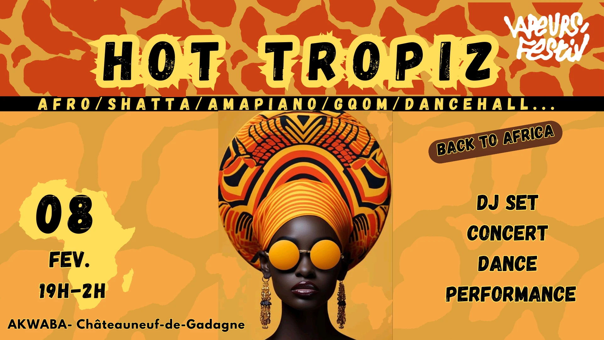 Hot Tropiz # Back To Africa Cover