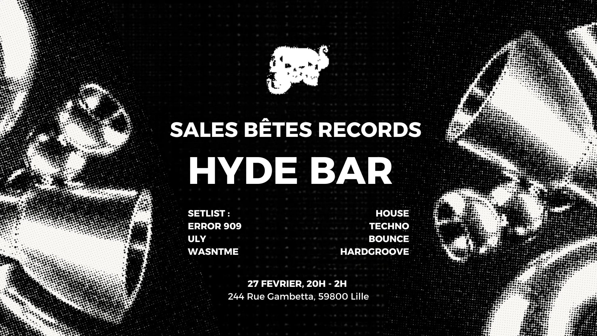 Sales Bêtes Records - Hyde Bar Cover