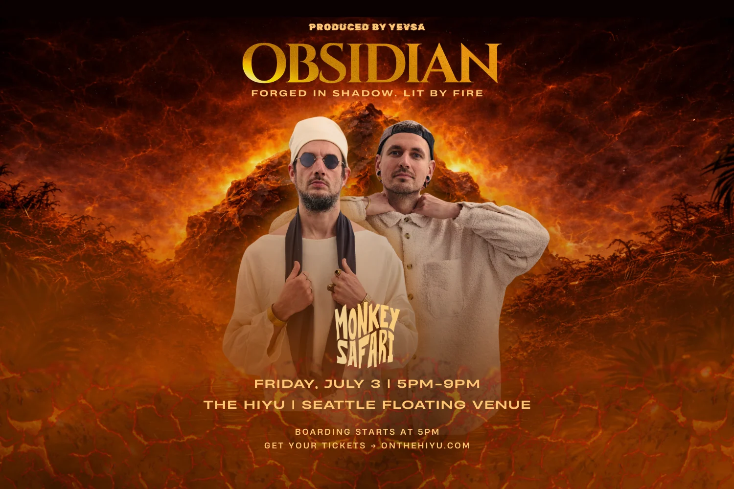 Obsidian Feat. Monkey Safari Cover