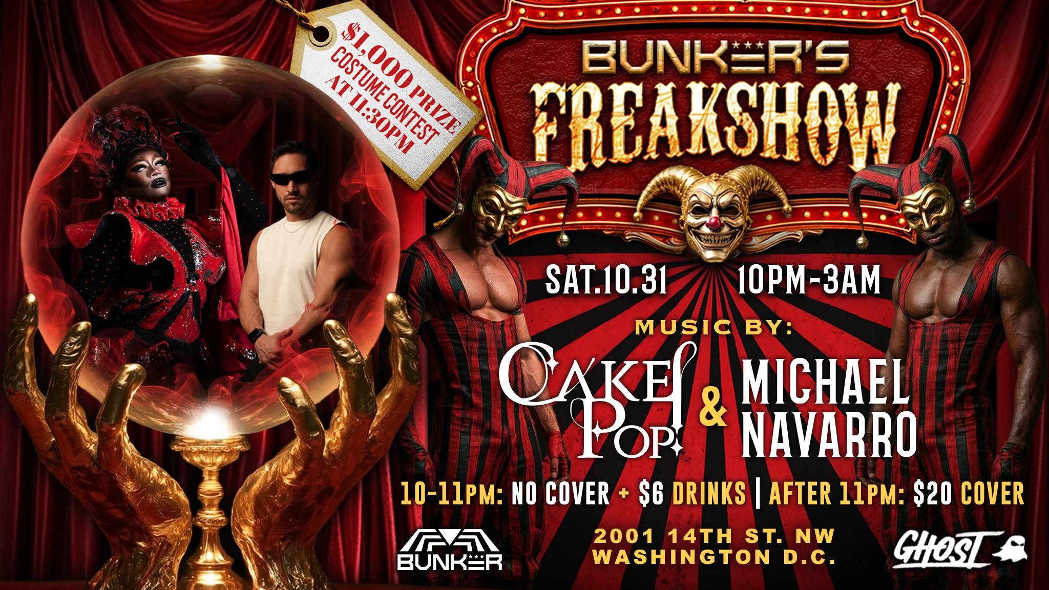 Bunker's Freak Show With Cake Pop! & Michael Navarro Cover