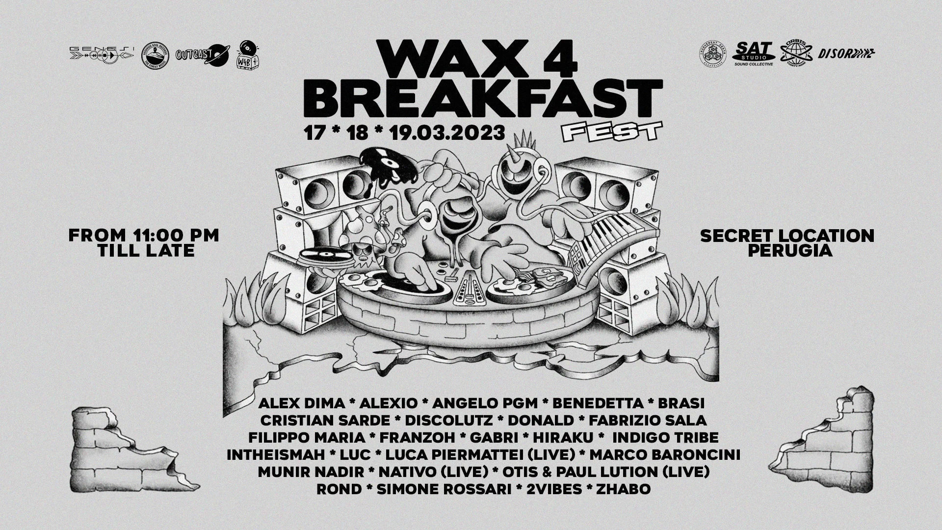 Wax4breakfast Fest Cover
