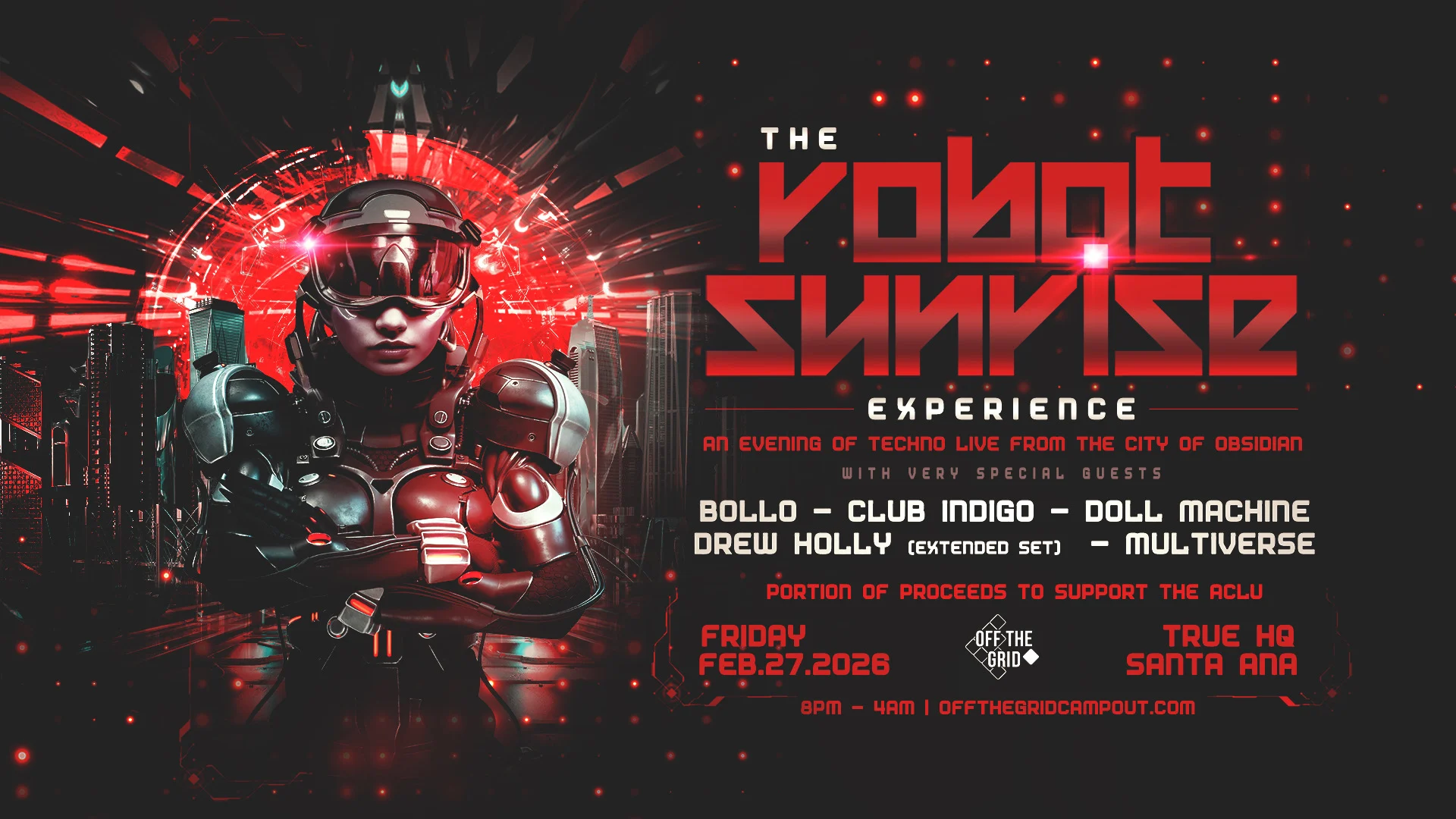 The Robot Sunrise Experience Cover