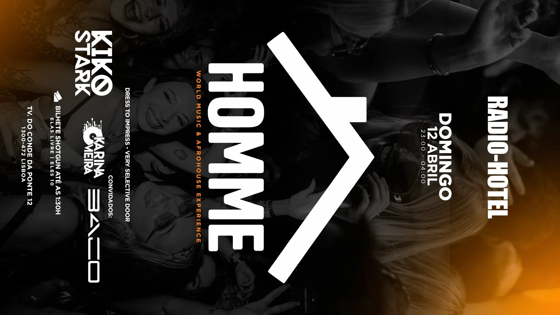 Radio Hotel | Homme | Dom 12 Abril Cover