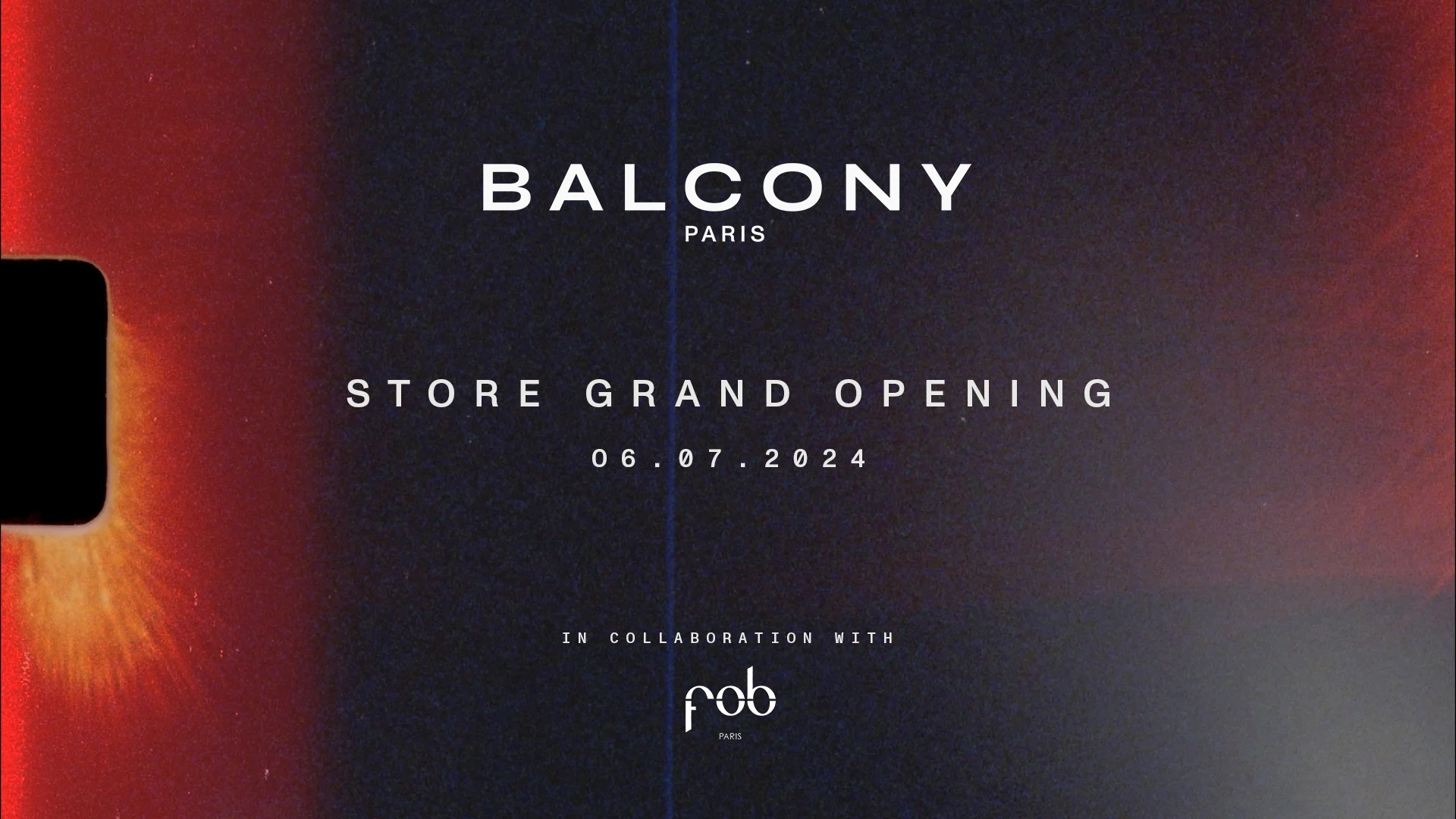 Balcony Paris - Grand Opening Cover