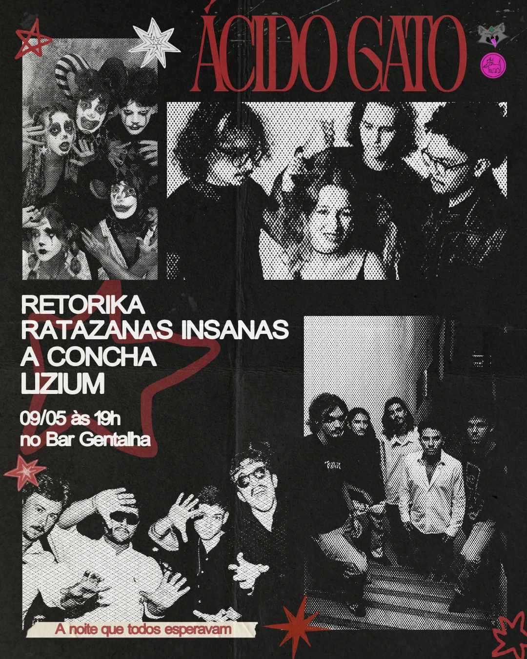 A Concha, Lizium, Ratazanas Insanas & Retorika Cover