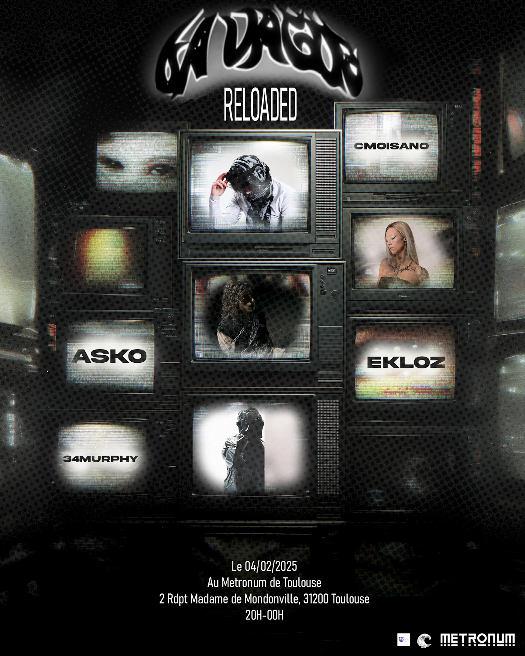 La Vague Reloaded : Ekloz + 34murphy + Cmoisano + Ask0 Cover