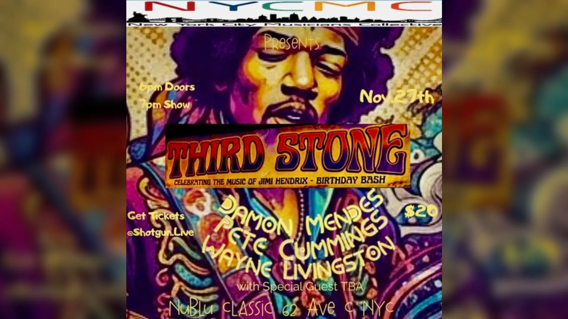 Third Stone /W Damon Mendes, Pete Cummings, Wayne Livingston Cover