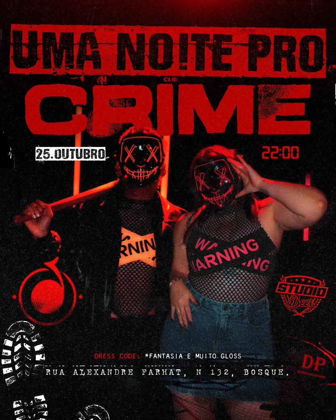 Uma Noite Pro Crime!! Cover