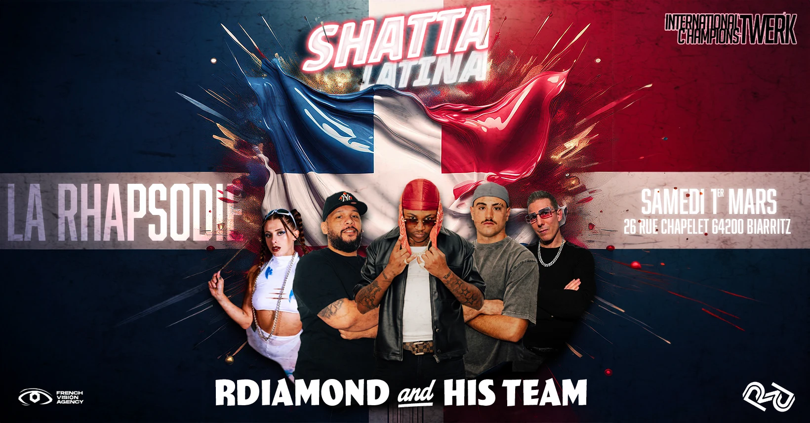 Shatta Latina : Rdiamond And His Team Cover