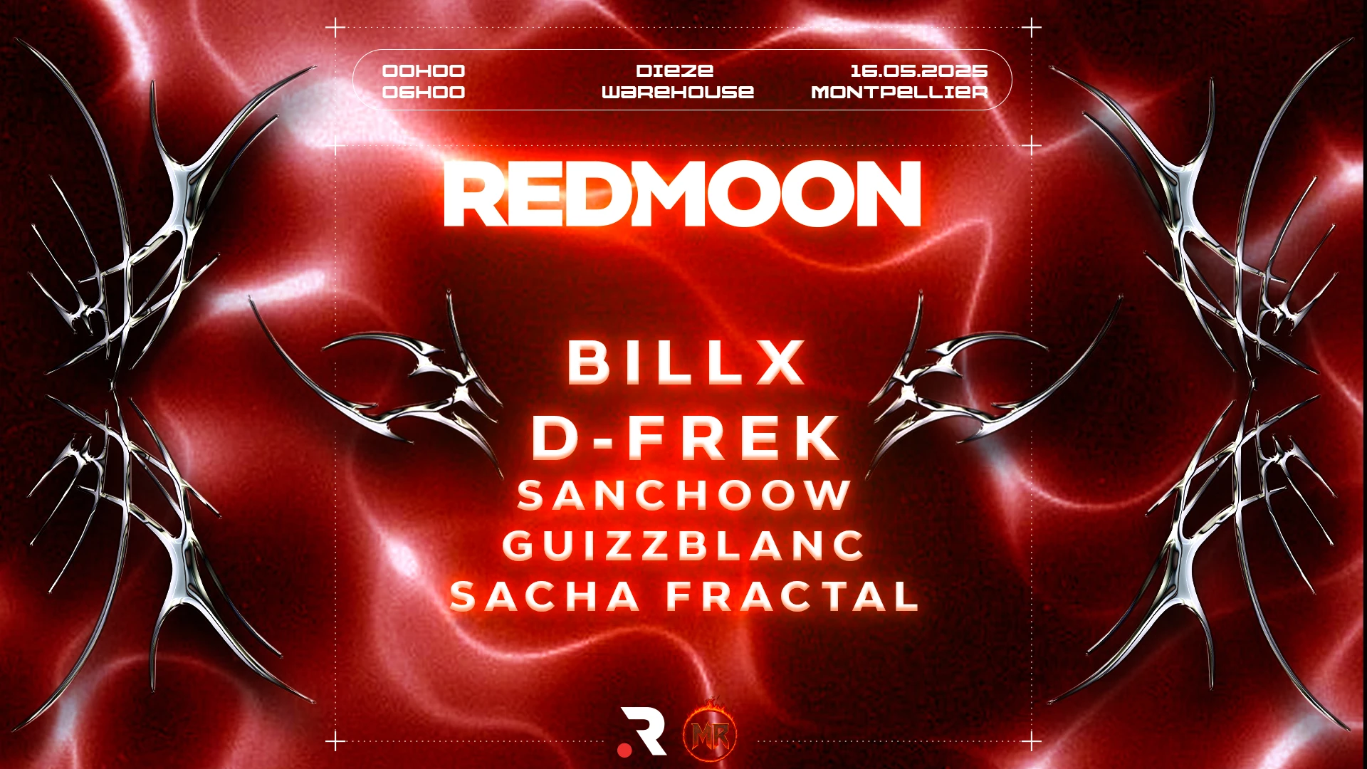 Redmoon Invite Billx - Dieze Warehouse Cover