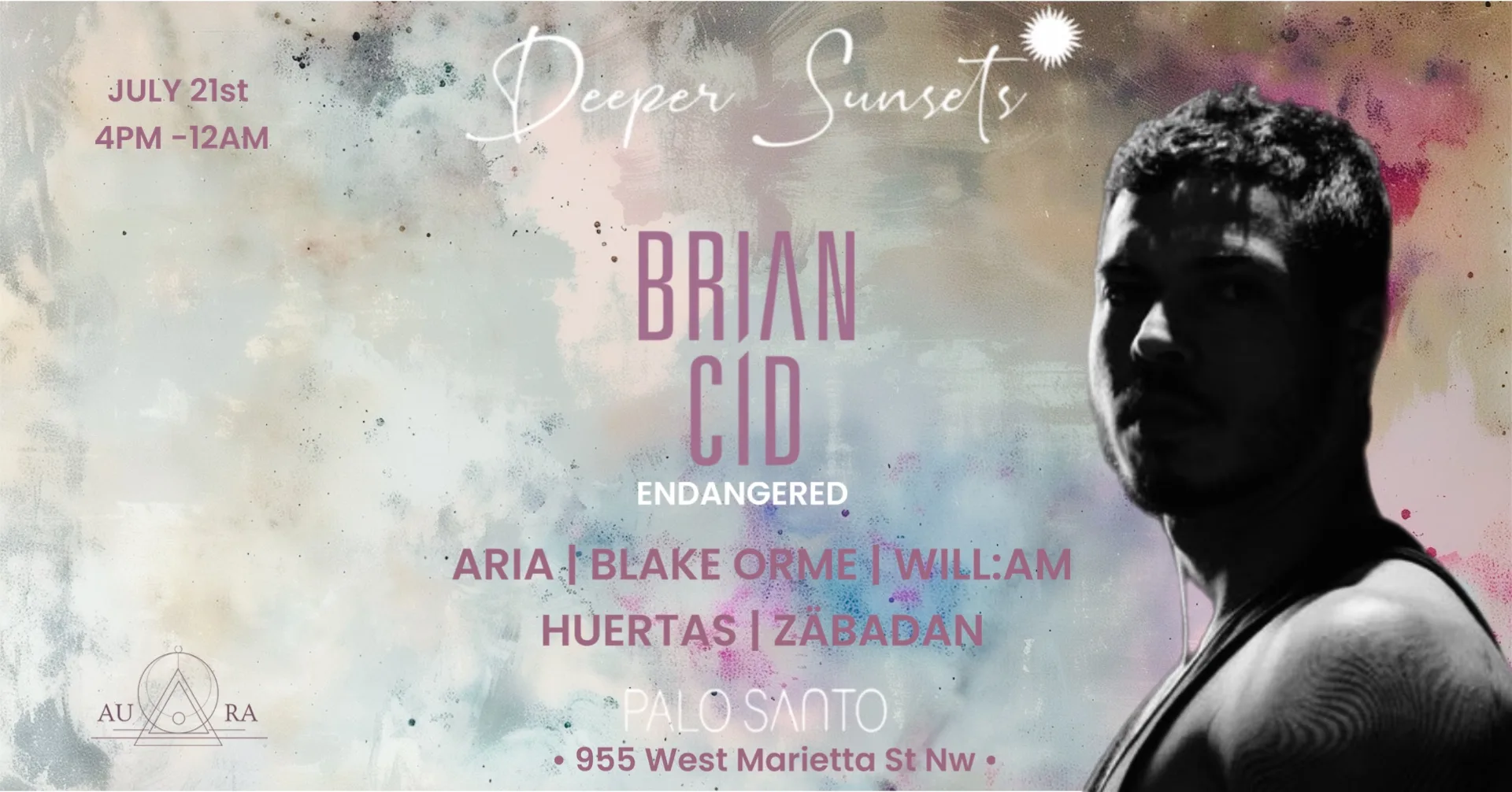 Deeper Sunsets W/ Brian Cid @ Palo Santo Cover