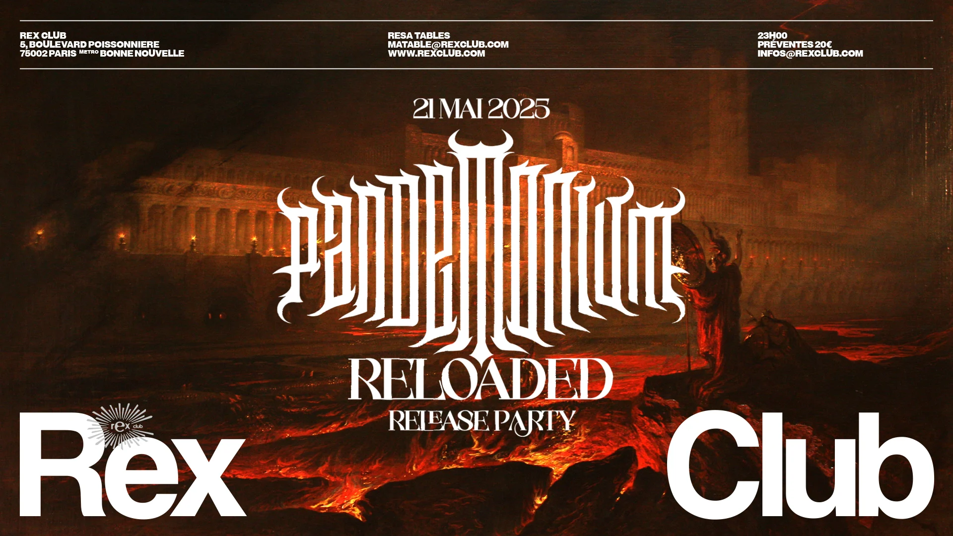 Pandemonium Reloaded Release Party Cover