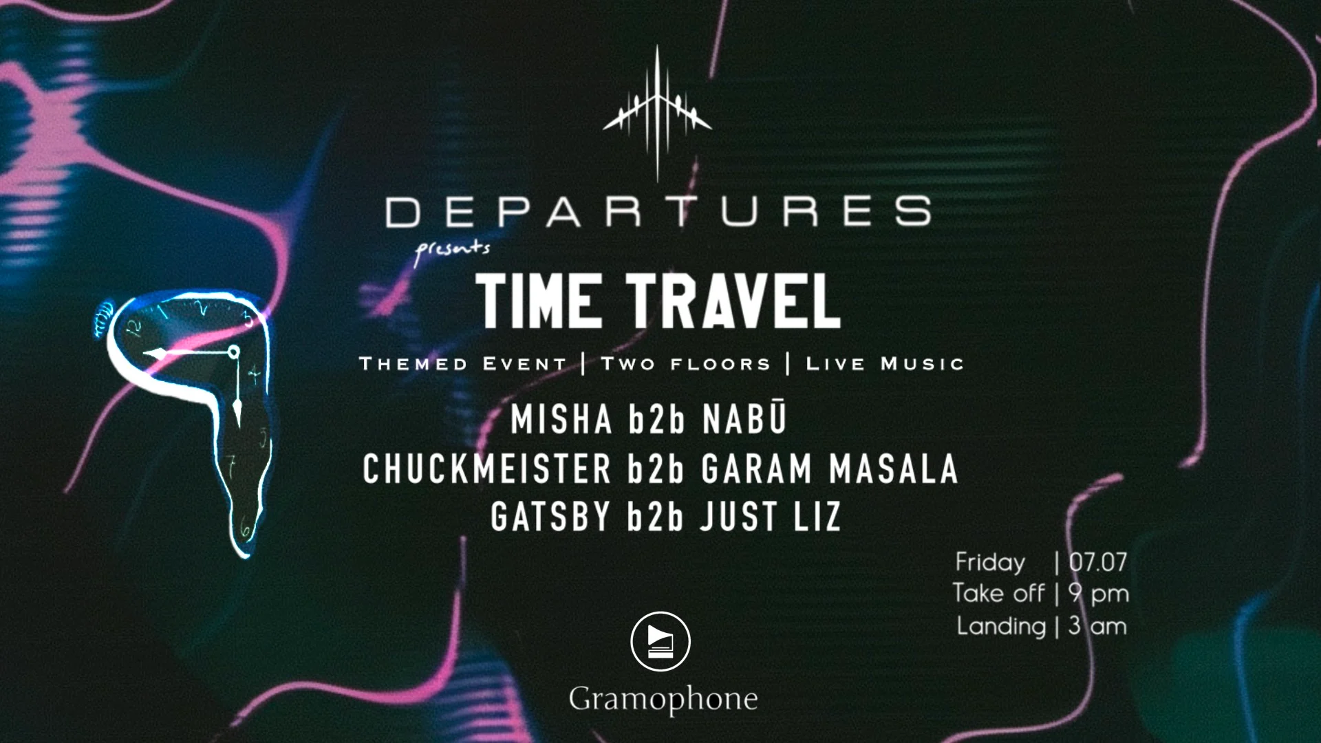 Departures Presents Time Travel Cover