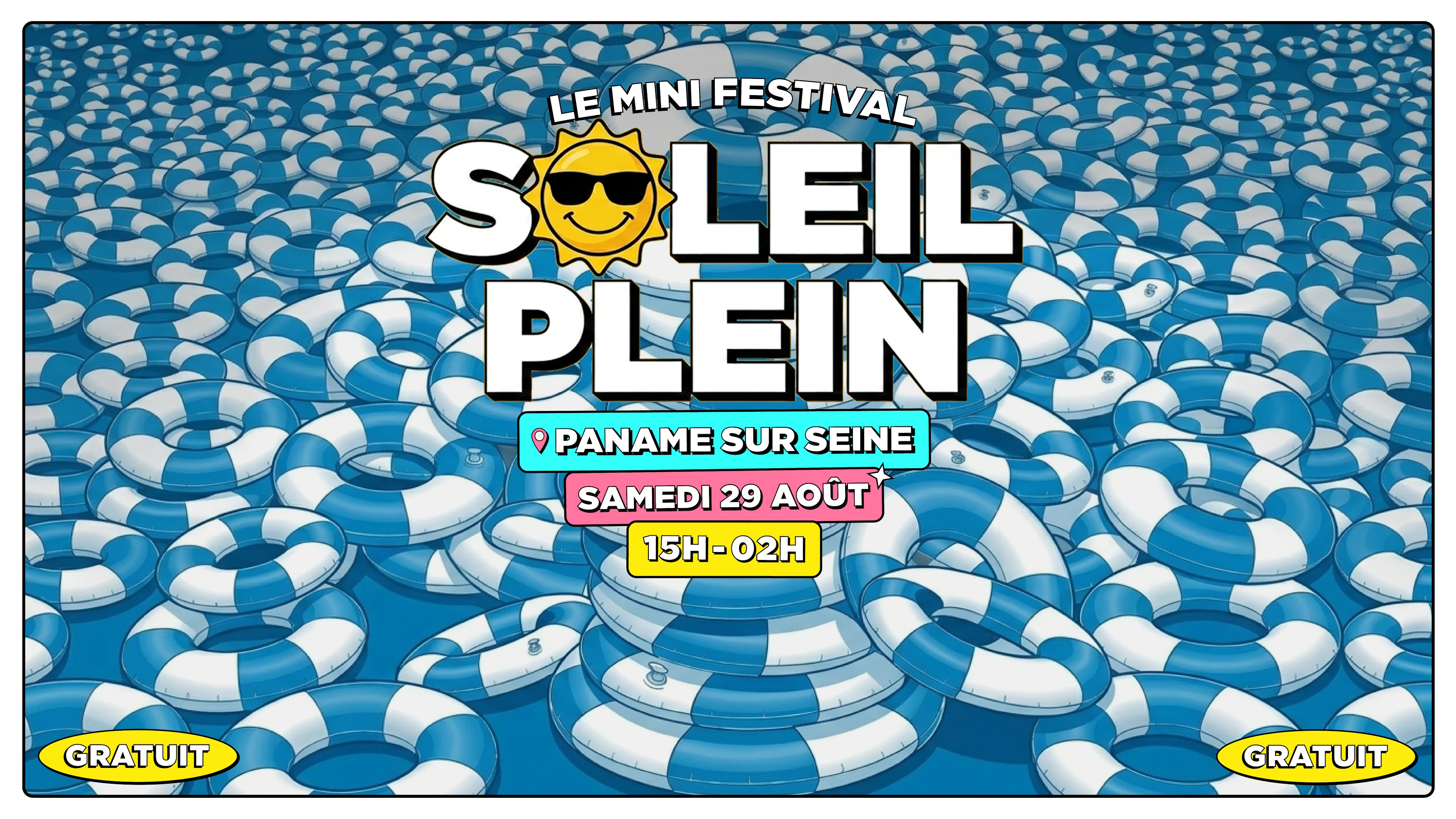 Mini Festival Soleil Plein : Max Cohle, Mirai, Flow & More Cover
