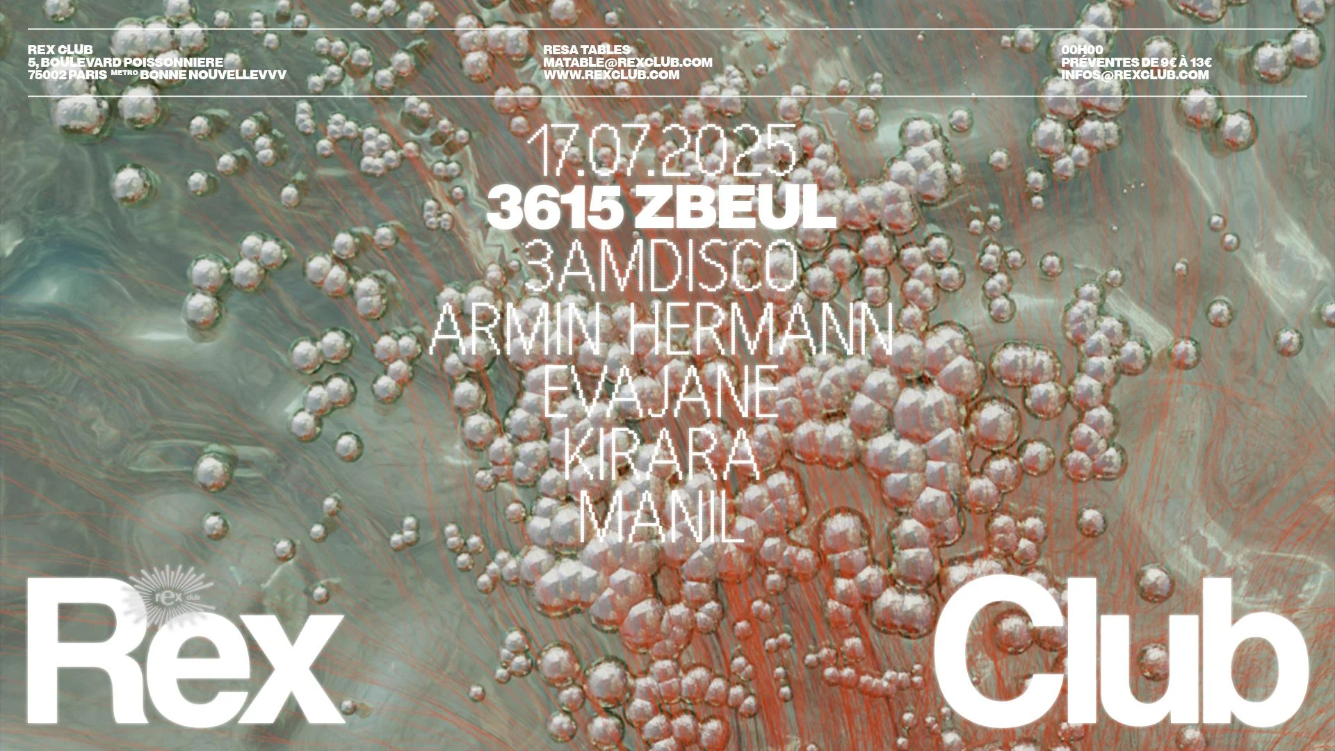 3615 Zbeul: 3amdisco, Armin Hermann, Evajane & More Cover