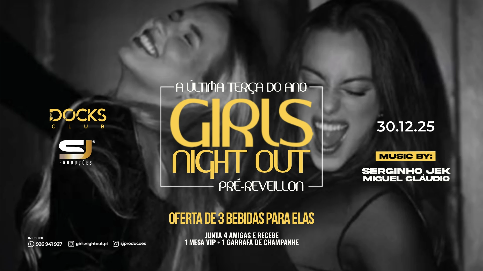 Girls Night Out 3 Free Drinks | Cover