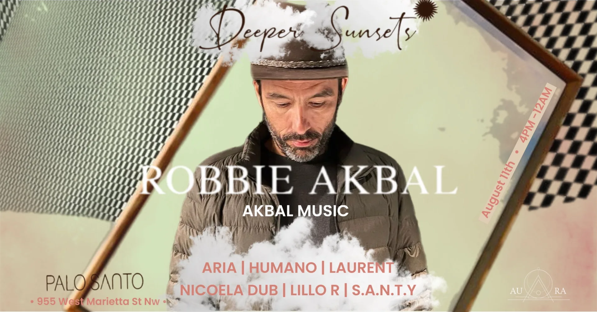 Deeper Sunsets W/ Robbie Akbal Cover